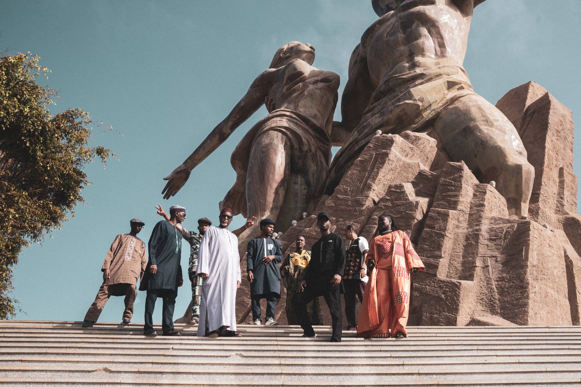 Orchestra Baobab at the African Renaissance Monument, Dakar.